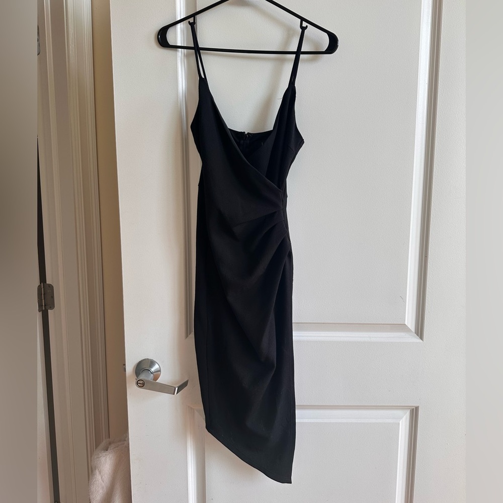 Lulus Black Midi Dress